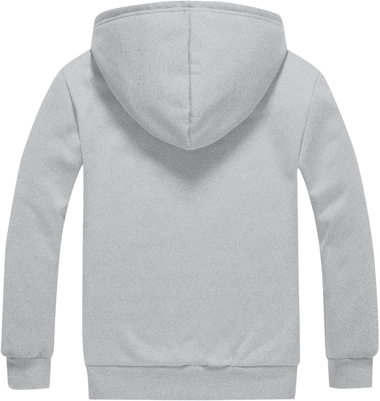 Mens Sherpa Lined Hoodie Full-Zip Warm Winter Hooded Thermal Fleece Heavyweight Hoodies