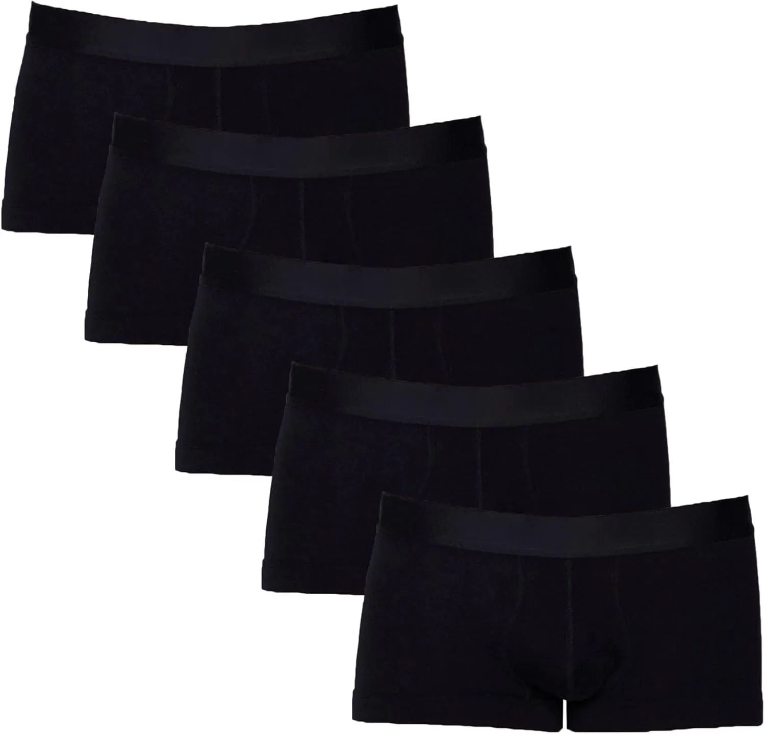 Mens Stretch Cotton Multipack Low-Rise Trunks Classic Underwear Boxer Briefs Soft Comfortable Underwear Trunks