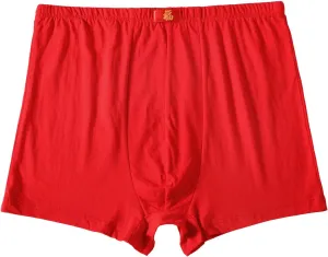 Men's Trunks Boxer Brief Underwear Classic-Fit Stretch High-Rise Elastic Waistband Breathable Lightweight Underpants