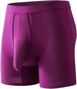 Men's Underwear Elephant Nose Ultra-Thin Trunks Breathable Soft Boxer Briefs Stretch Classic Fit Elastic Waist Panties Briefs