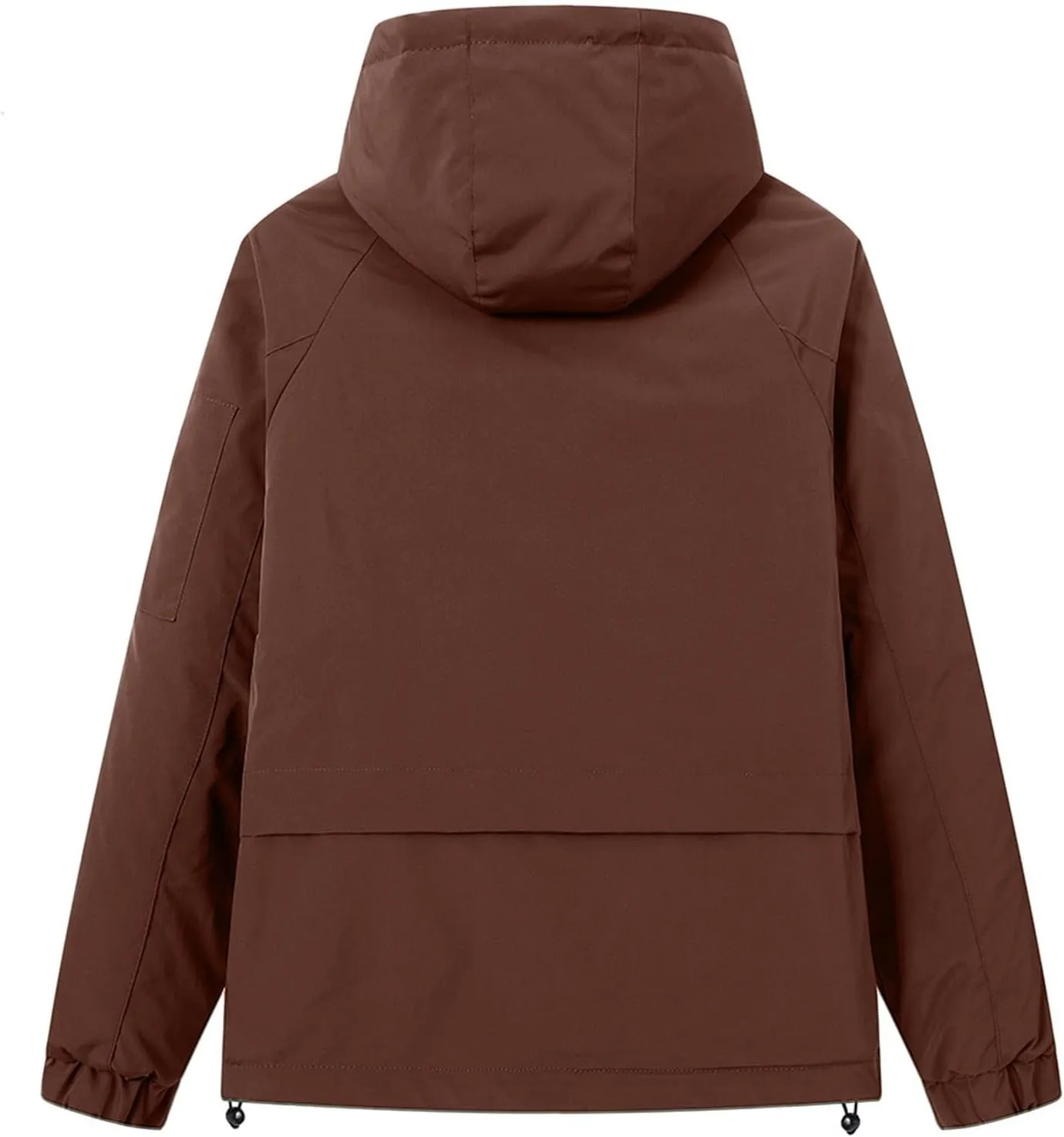 Men's Winter Jacket Thick Thermal Warm Fleece Lined Coat Hooded Trench Coats Outdoor Long Length Jackets