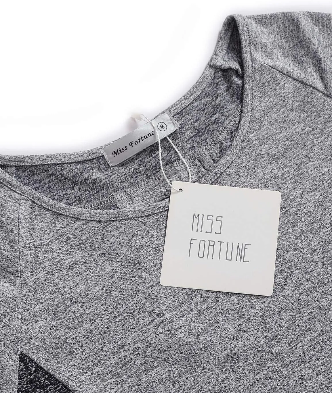 MISS FORTUNE Active Wear Yoga Top Cool Dry Workout Shirt Exercise Clothes