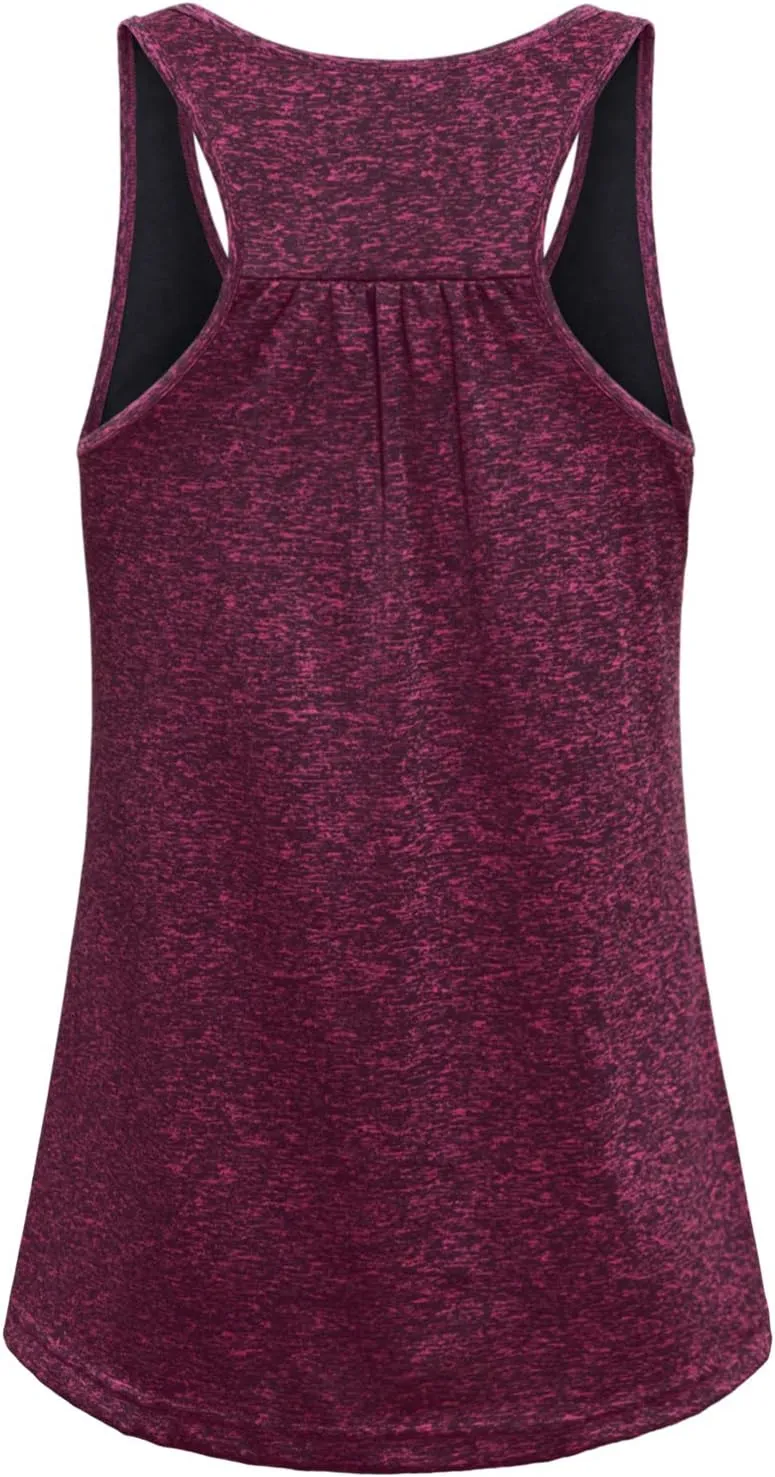 MISS FORTUNE Womens Active Wear Exercise Top Yoga Shirt Workout Clothes