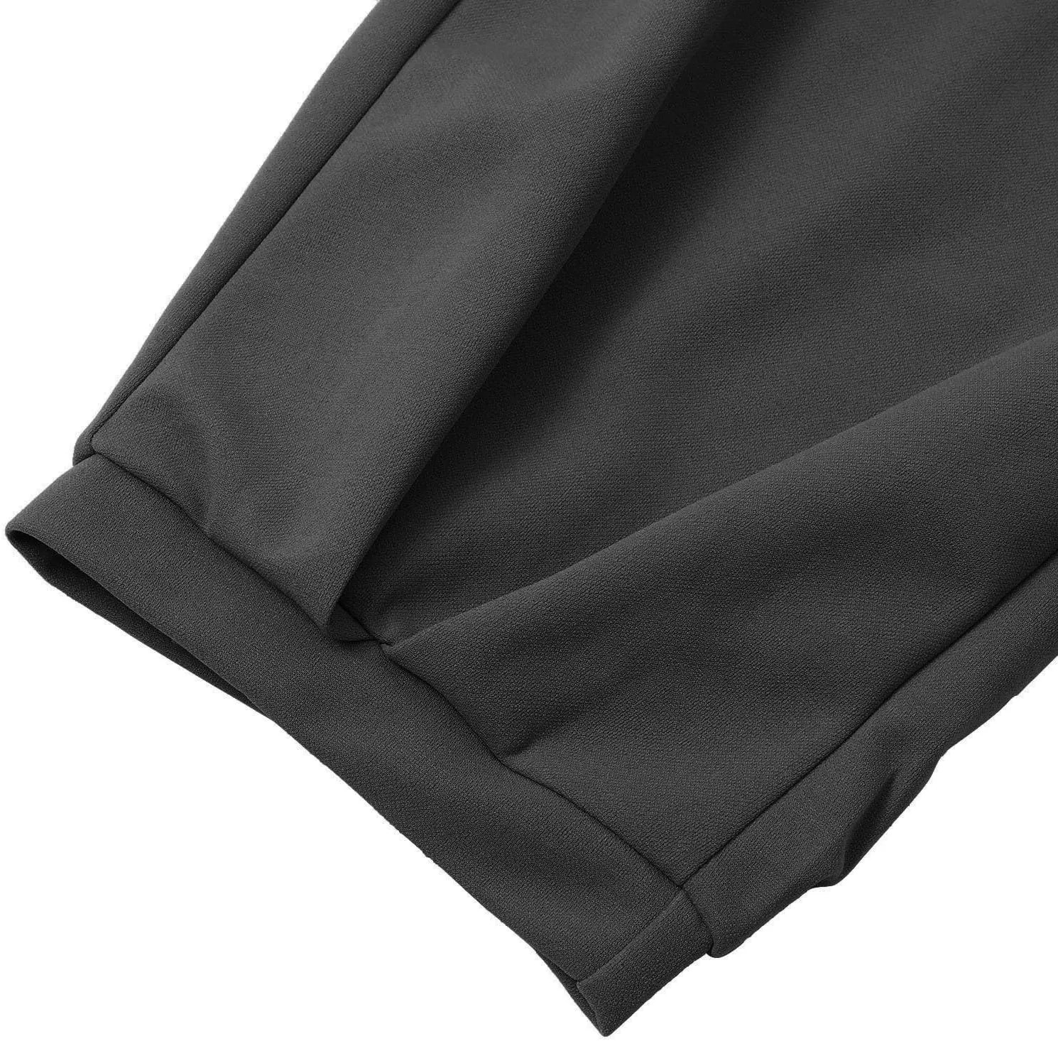 Miyaomn Women's Casual Lantern Tapered Harem Pants Solid Loose Fit Wide Leg Pull-On Ankle Trousers Lounge Slacks with Pockets