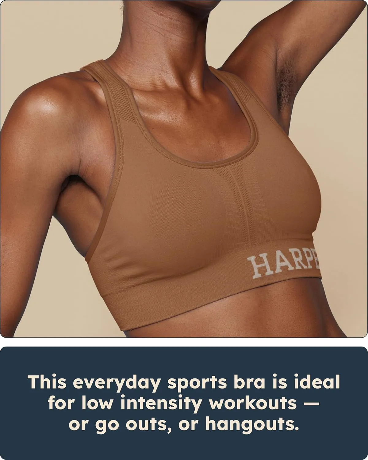 Move Racerback Sports Bra - Low Impact Sports Bra for Women