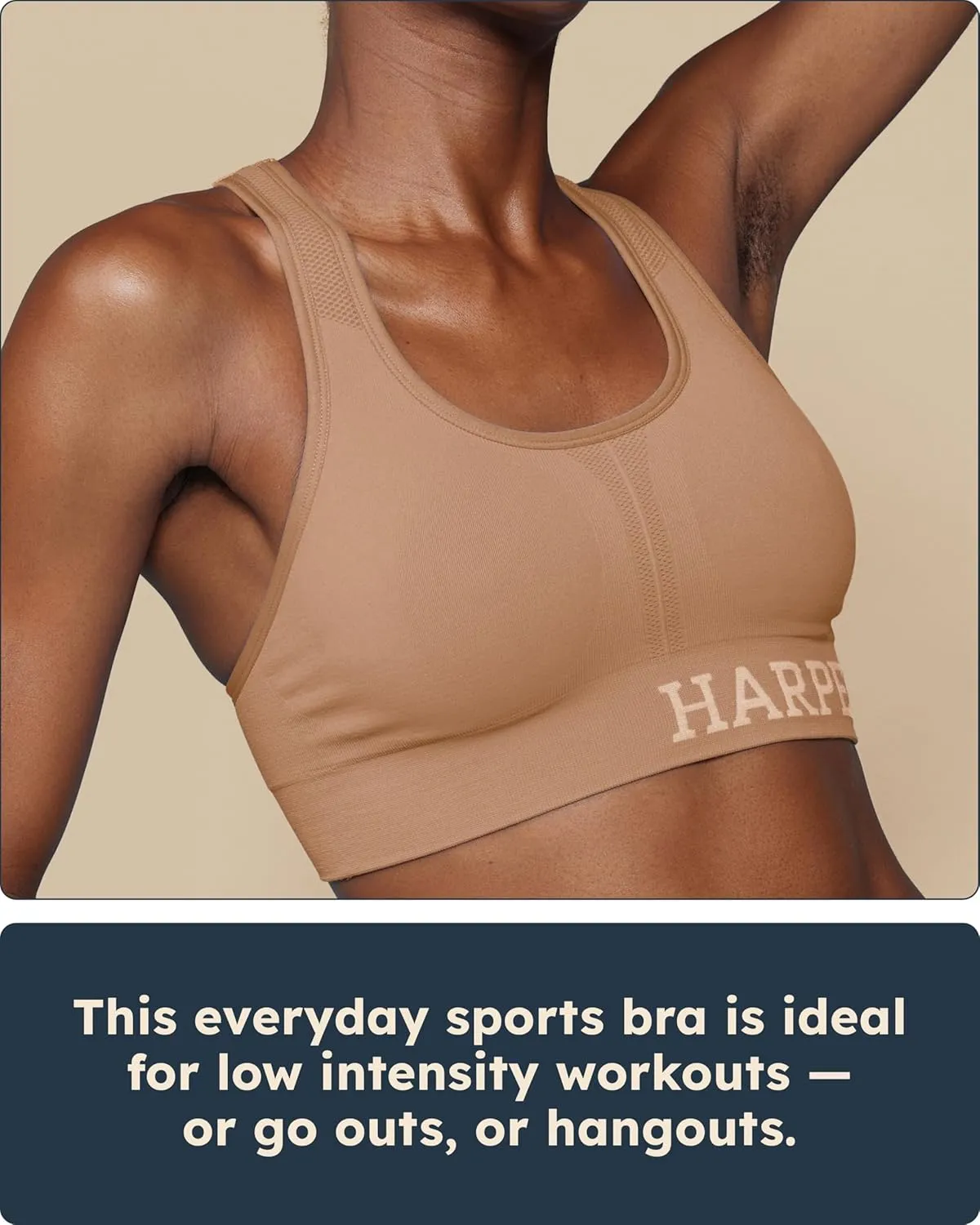Move Racerback Sports Bra - Low Impact Sports Bra for Women