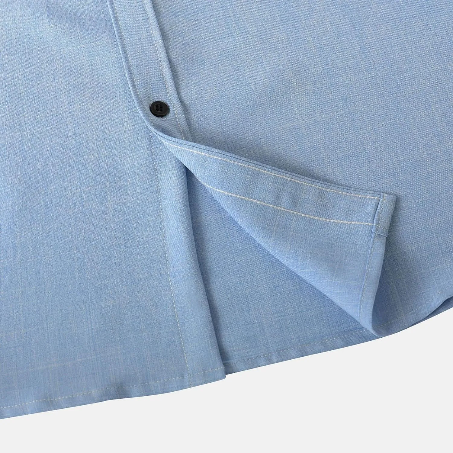Muscularfit Men's T-Shirts Casual Stylish Cotton Linen Button Down Shirt Summer Regular-Fit Short Sleeve Henley Basic Top