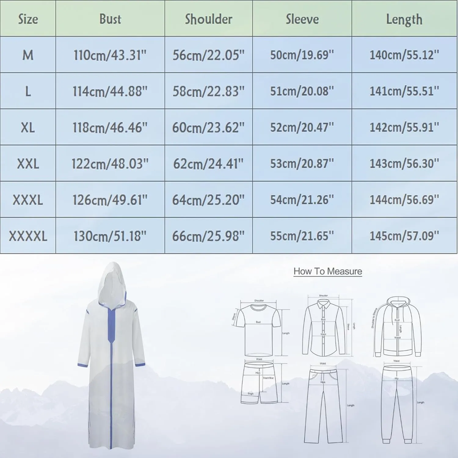 Muslim Clothes for Men Solid Robe with Hood Kaftan Color Block Casual Shirt Long Sleeve Nightgown Pakistani Thobe