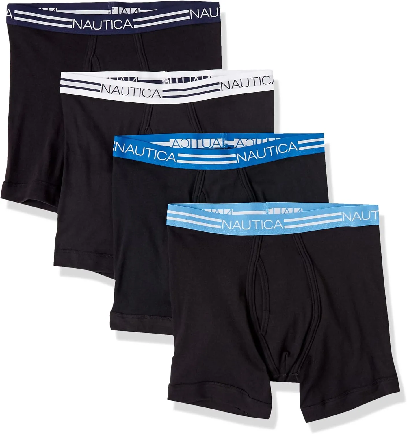Nautica Men's Classic Cotton 4-Pack Boxer Briefs