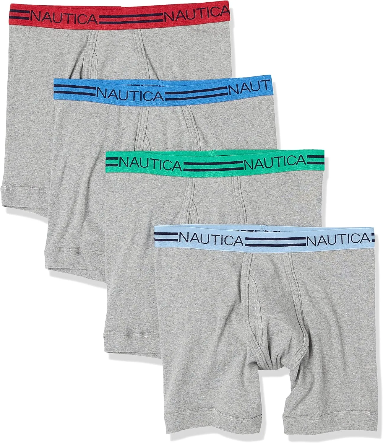 Nautica Men's Classic Cotton 4-Pack Boxer Briefs