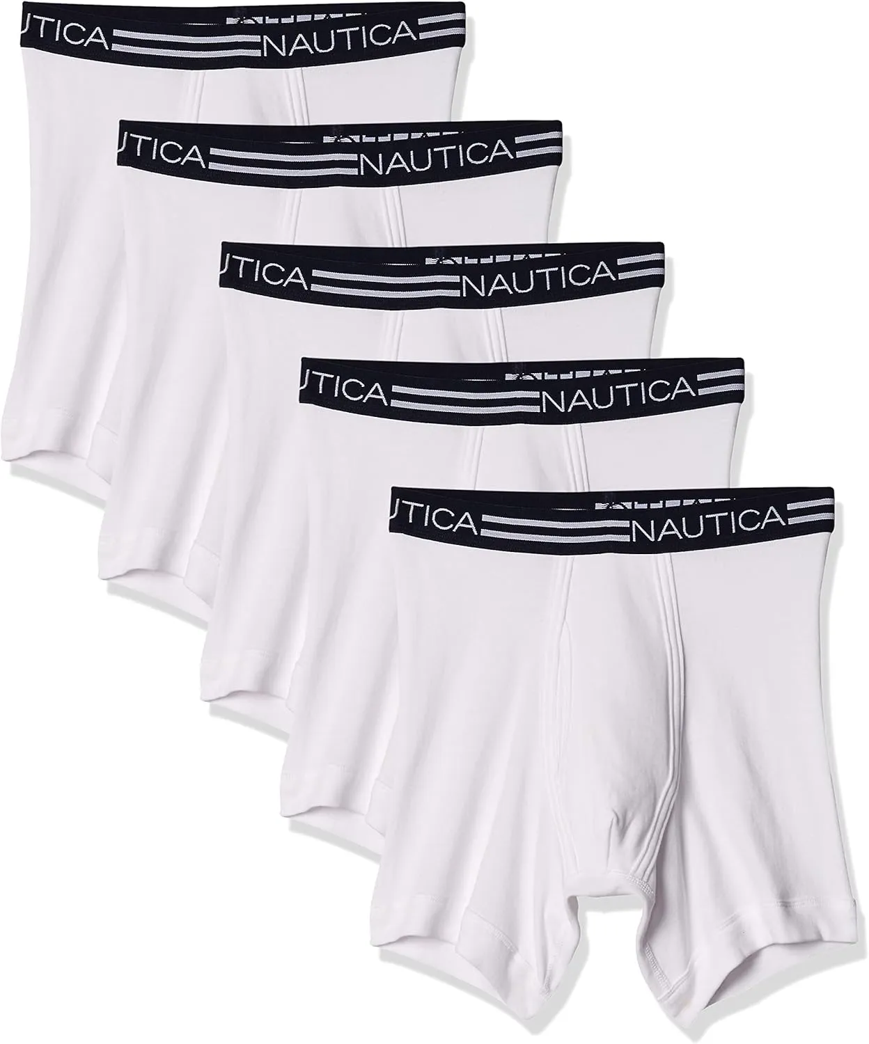 Nautica Men's Classic Cotton Boxer Brief Multipack