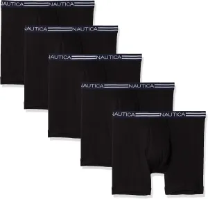 Nautica Men's Classic Cotton Boxer Brief Multipack