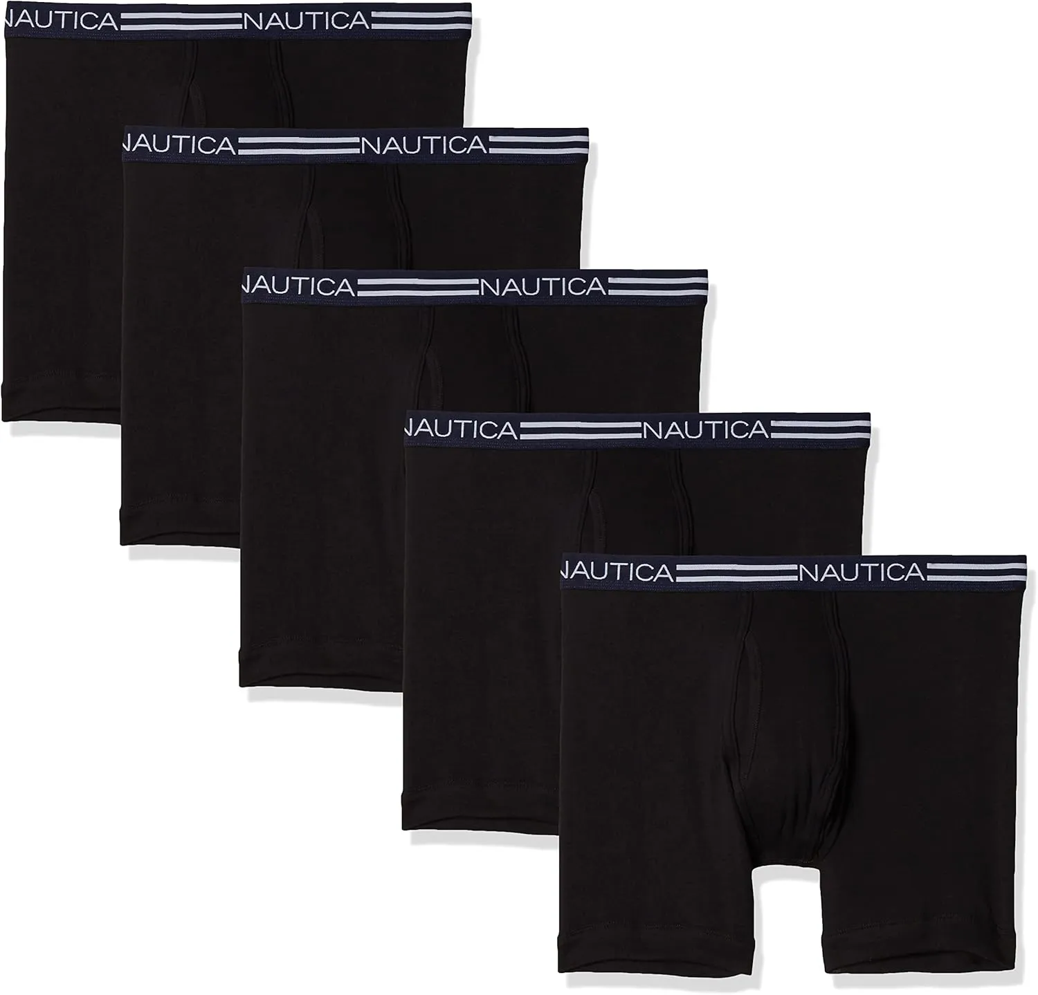 Nautica Men's Classic Cotton Boxer Brief Multipack