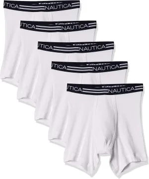 Nautica Men's Classic Cotton Boxer Brief Multipack