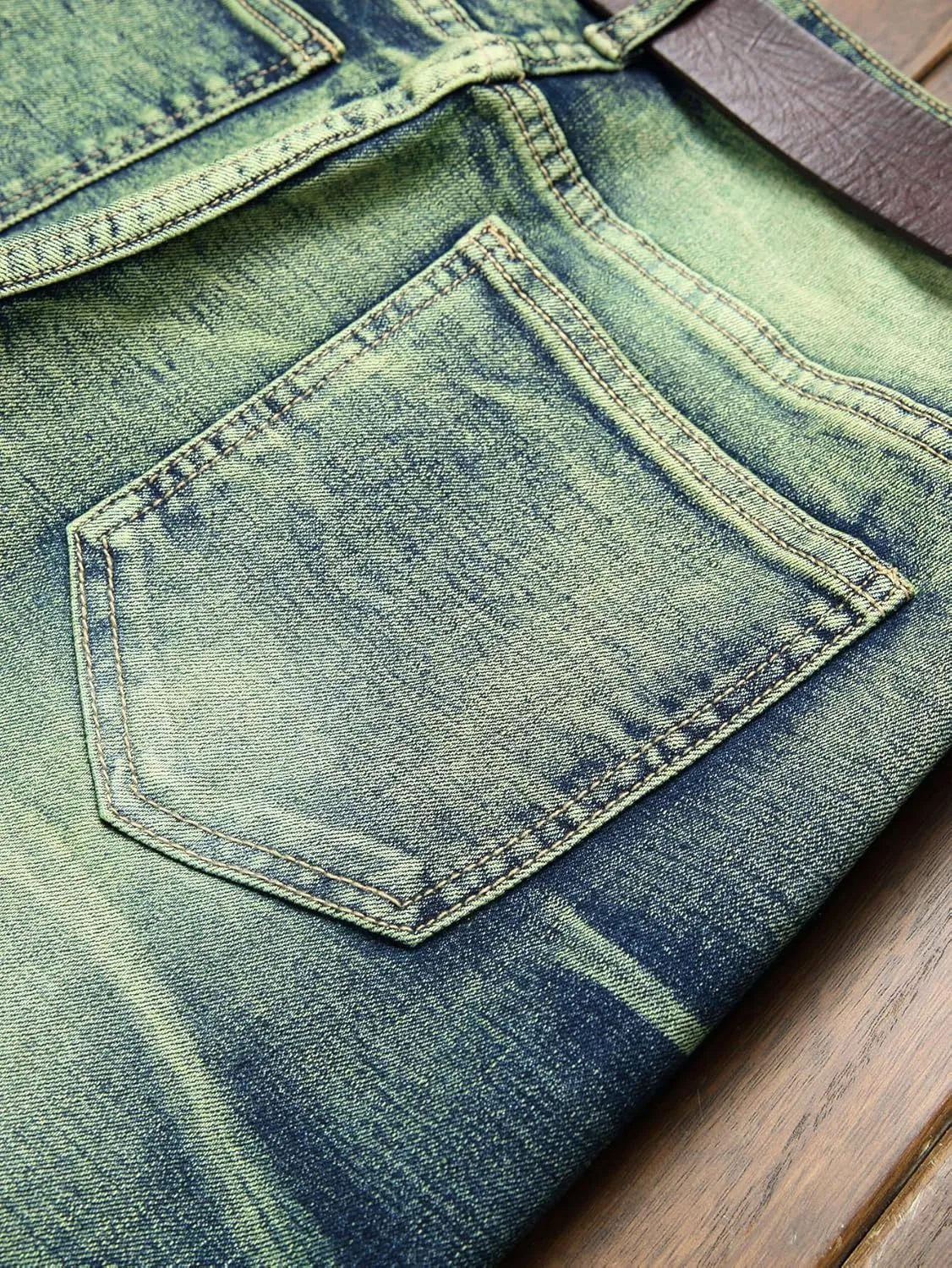 NOVOCCT Men??s Skinny Stretch Jeans, Slim Fit Distressed Ripped Pants Fashion Skinny Jeans for Men