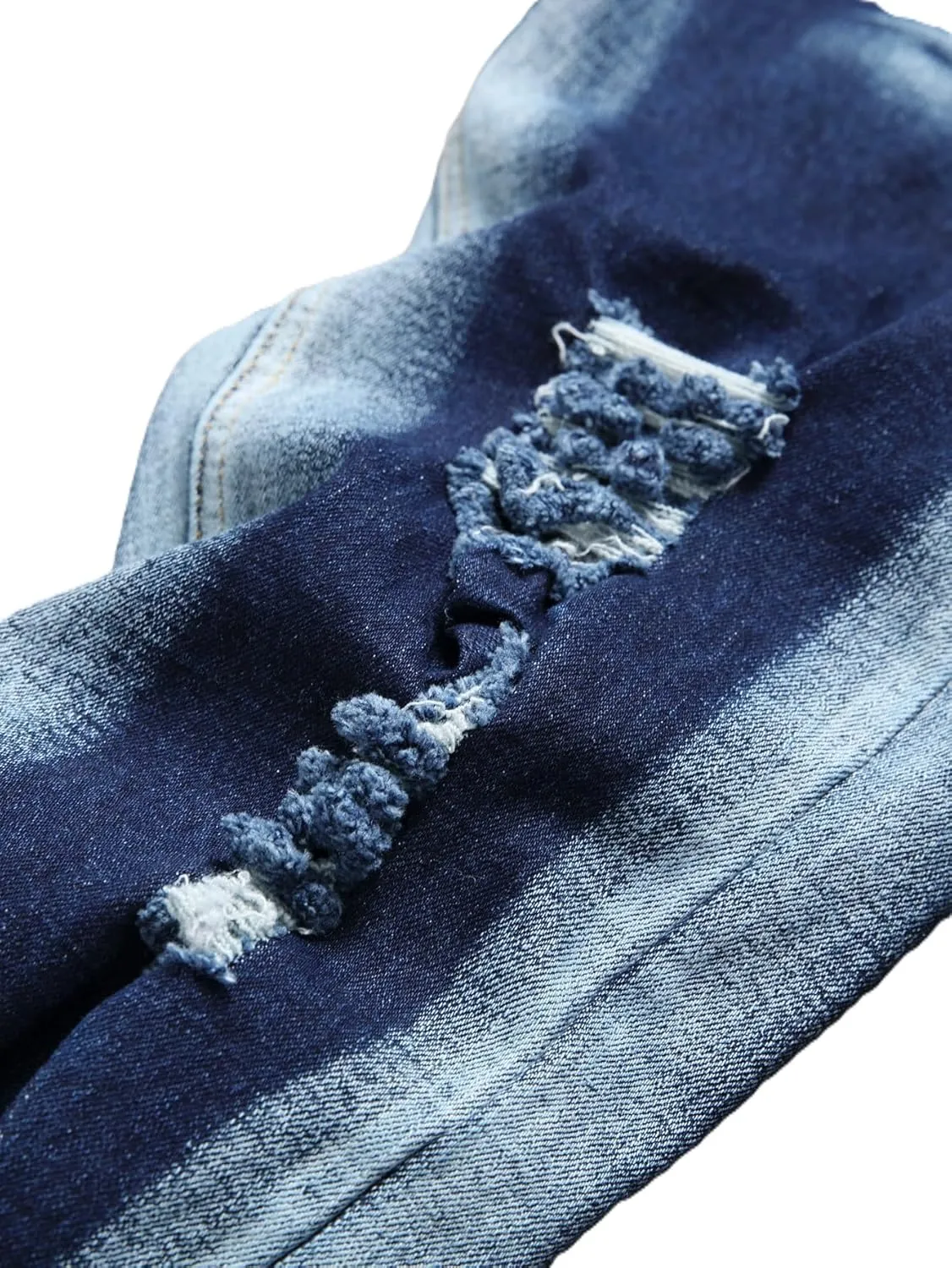 NOVOCCT Men??s Skinny Stretch Jeans, Slim Fit Distressed Ripped Pants Fashion Skinny Jeans for Men
