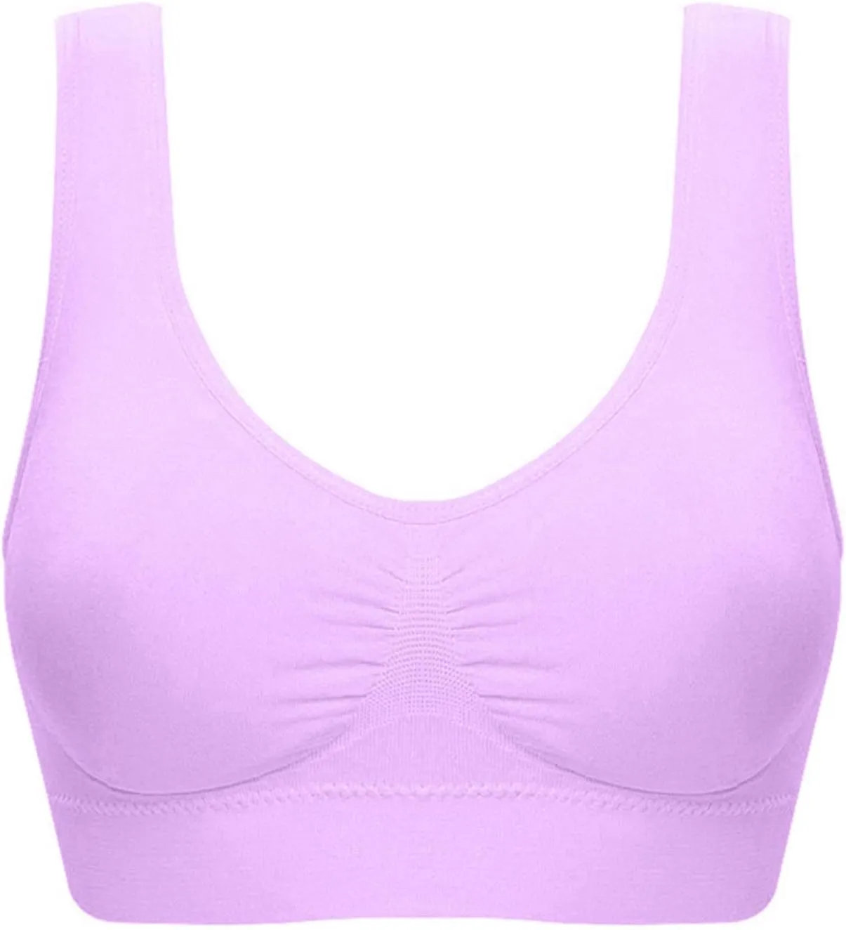 Plus Size Sports Bras for Women Anti-Sagging High Impact Bra Comfort Wireless Athletic Underwear for All-Day Wear
