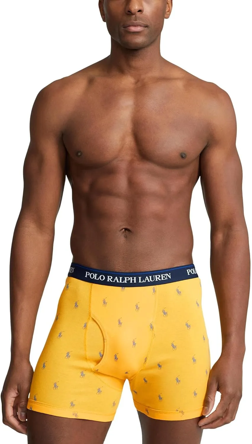 POLO RALPH LAUREN 3-Pack Classic Fit Boxer Briefs