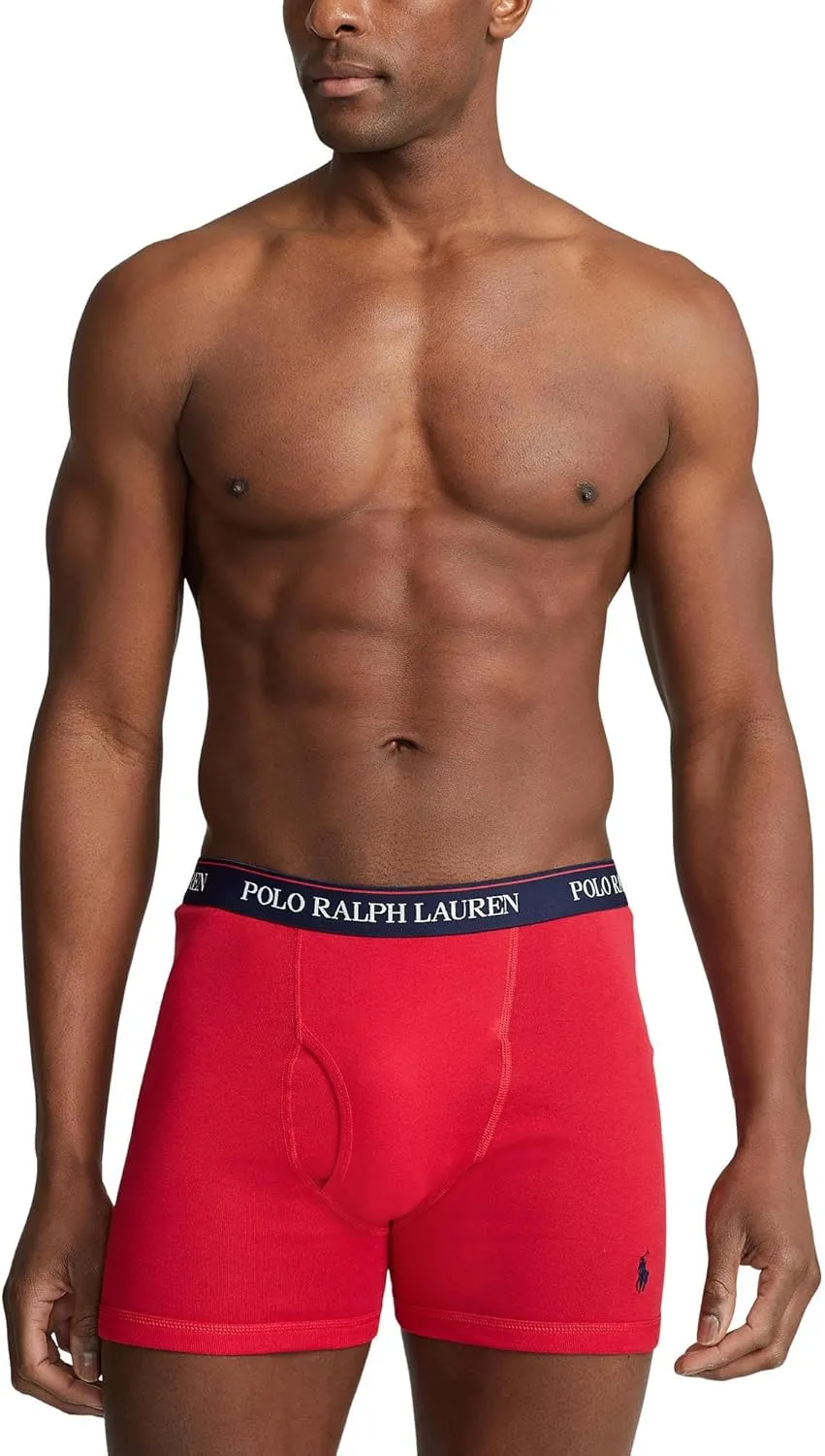 POLO RALPH LAUREN 3-Pack Classic Fit Boxer Briefs