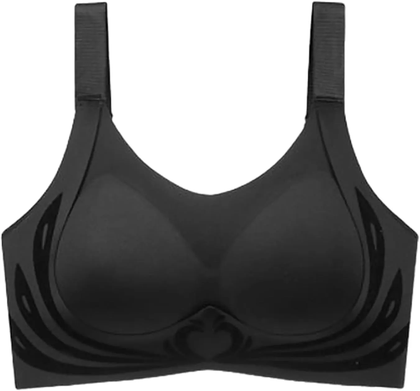 Queenvie Push Up Bra,Lush Fitting Powerful Push Up Seamless Bras Full Coverage Anti-Sagging Gather Comfortable Bralettes