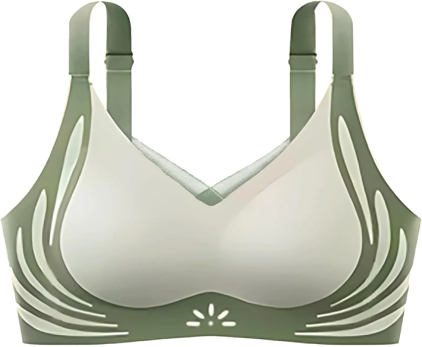 Queenvie Push Up Bra,Lush Fitting Powerful Push Up Seamless Bras Full Coverage Anti-Sagging Gather Comfortable Bralettes