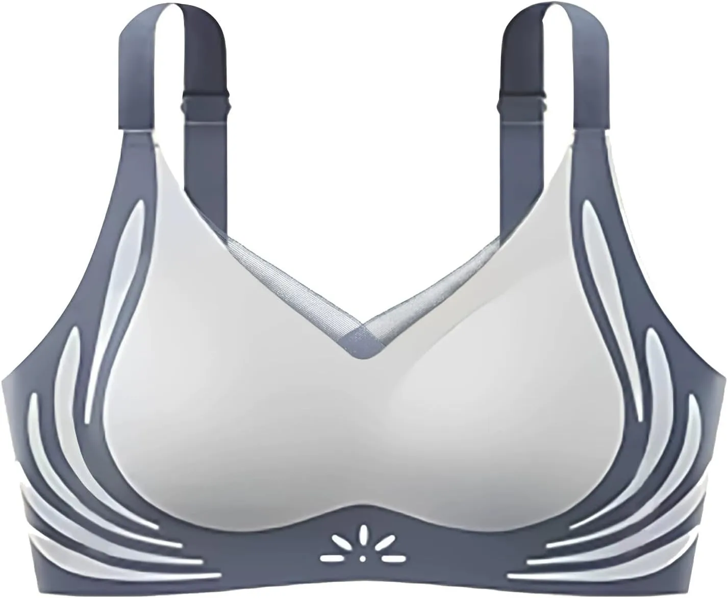 Queenvie Push Up Bra,Lush Fitting Powerful Push Up Seamless Bras Full Coverage Anti-Sagging Gather Comfortable Bralettes