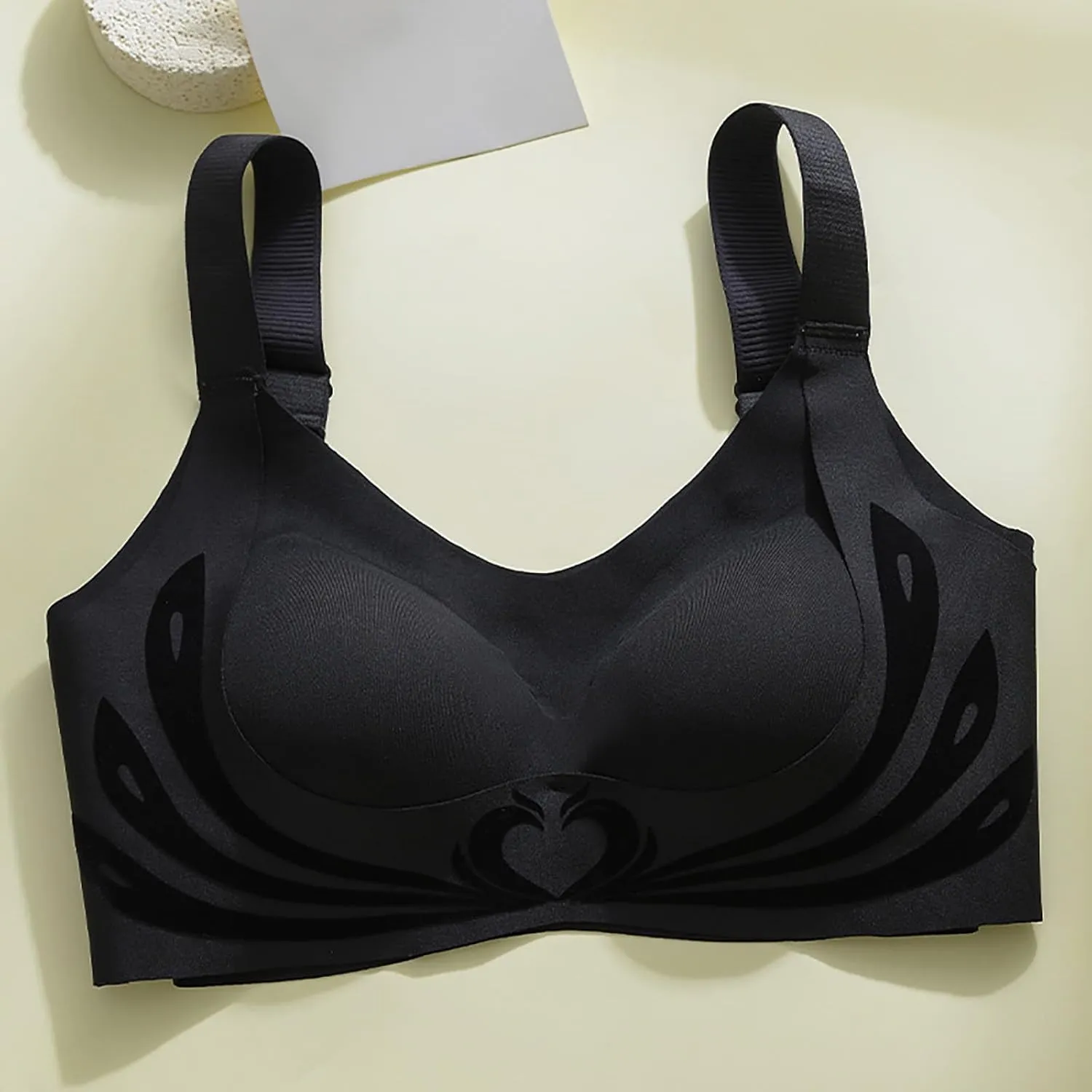Queenvie Push Up Bra,Lush Fitting Powerful Push Up Seamless Bras Full Coverage Anti-Sagging Gather Comfortable Bralettes