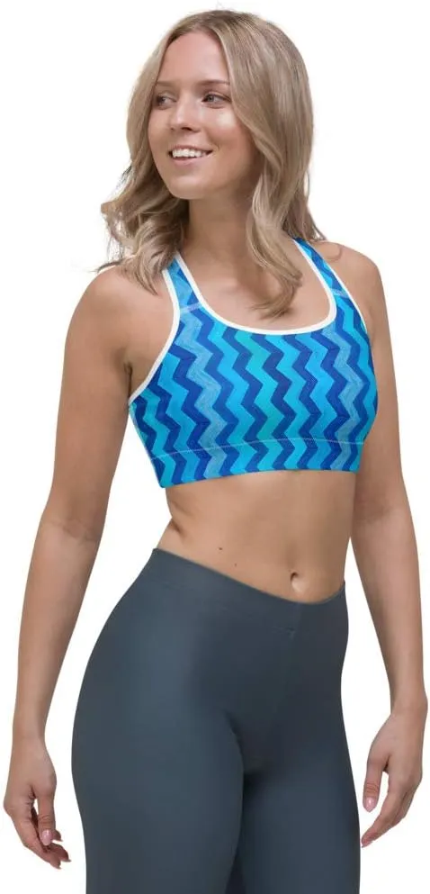 Racerback Sports Bra - Sports Bra for Women High Impact Workouts Low Impact Exercise Womens Sports Bra for Running
