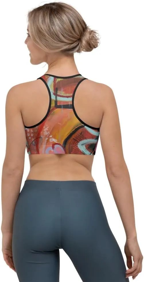 Racerback Sports Bra - Sports Bra for Women High Impact Workouts Low Impact Exercise Womens Sports Bra for Running