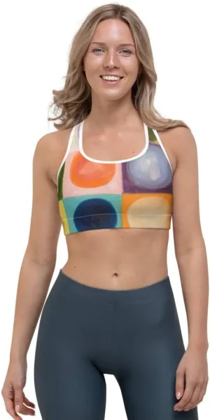 Racerback Sports Bra - Sports Bra for Women High Impact Workouts Low Impact Exercise Womens Sports Bra for Running