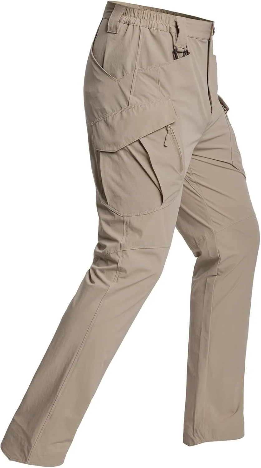 ReFire Gear Men's Quick Dry Tactical Pants Summer Lightweight Outdoor Hiking Cargo Trousers