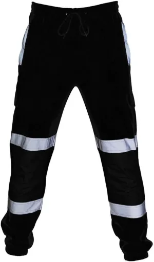 Safety Pants for Men Reflective with Pockets Fall Construction Pants Jogging Outdoor Hi Vis Pants Hiking Work Pants
