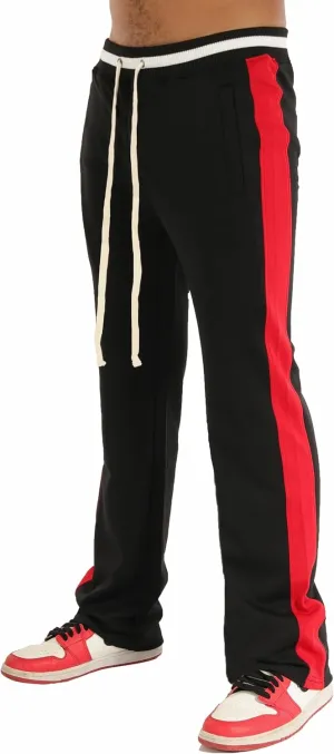 SCREENSHOT Track Pants 3202 Mens Streetwear Premium Stacked Flare Fit Urban Track Pants Workout Athletic Bottoms