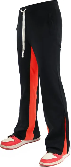 SCREENSHOT Track Pants 3202 Mens Streetwear Premium Stacked Flare Fit Urban Track Pants Workout Athletic Bottoms