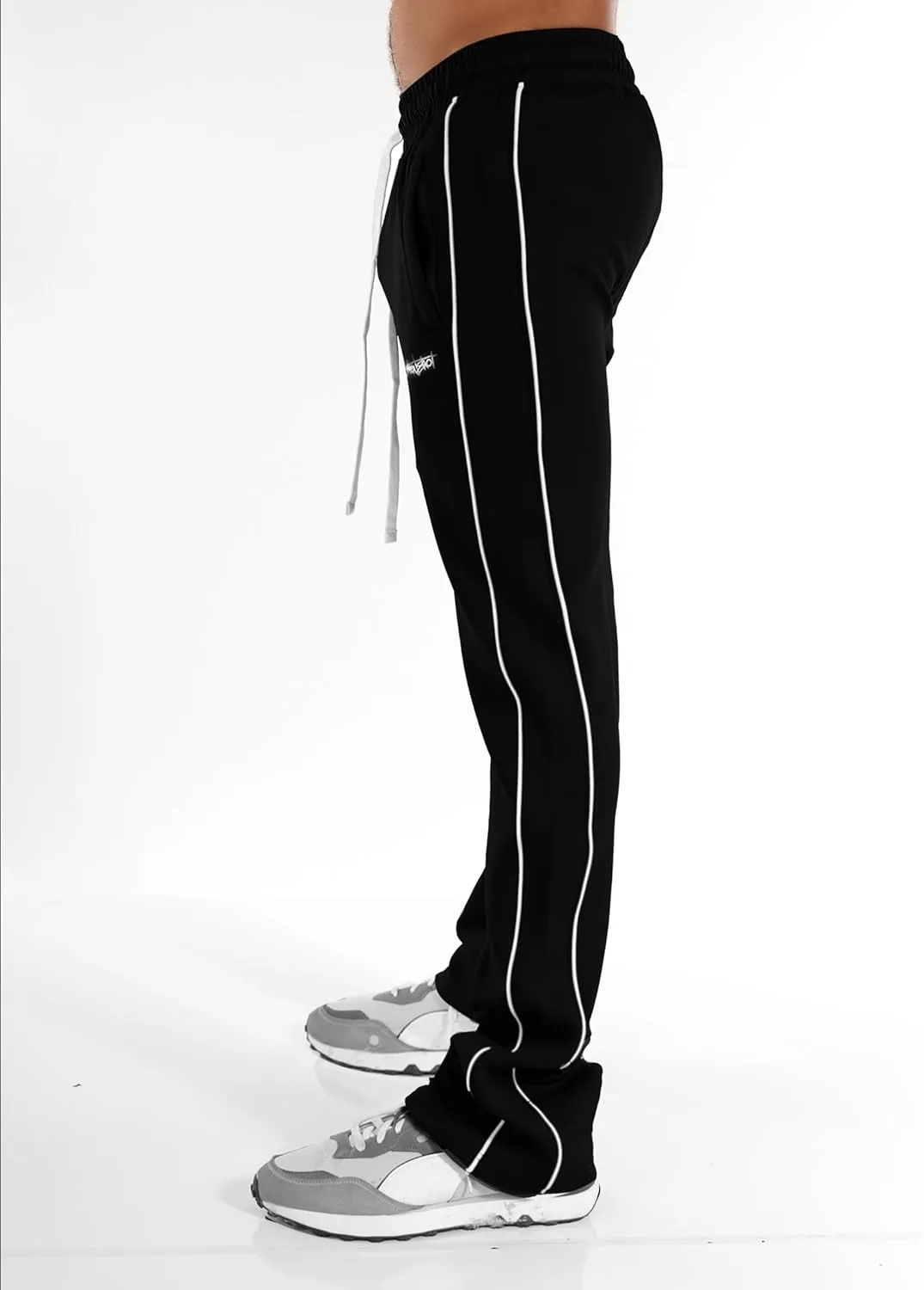 SCREENSHOT Track Pants 3202 Mens Streetwear Premium Stacked Flare Fit Urban Track Pants Workout Athletic Bottoms