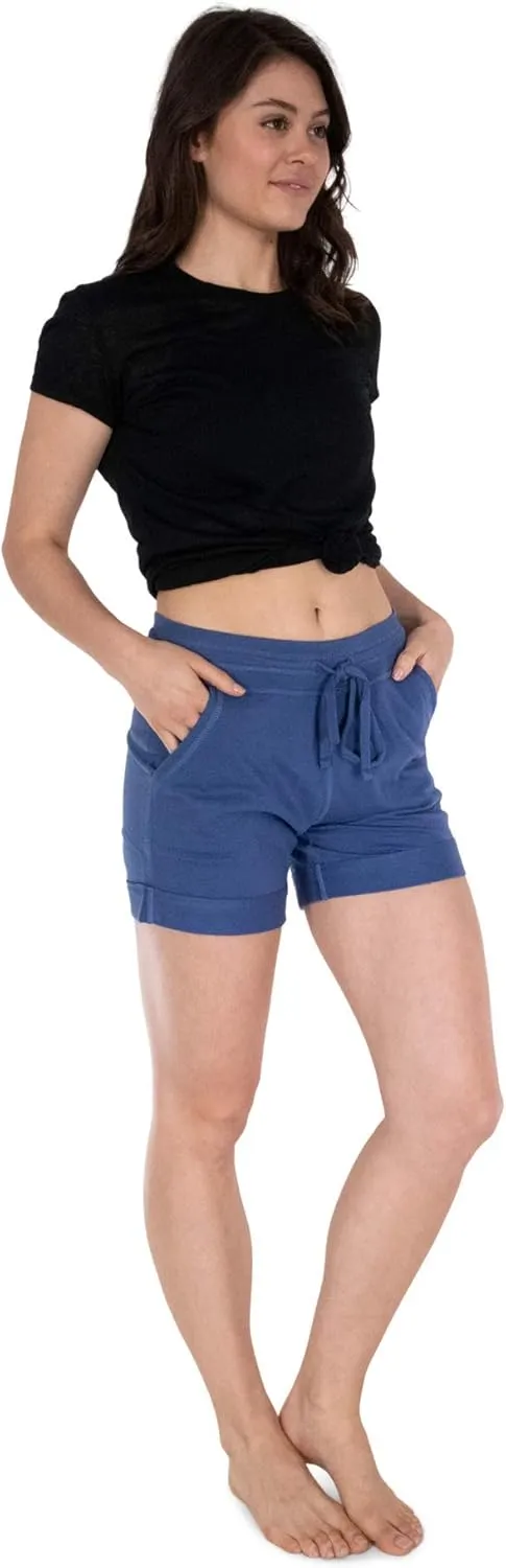 Sexy Basics Women's 3 Pack Active Wear Lounge Yoga Gym Casual Sport Shorts