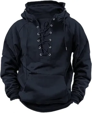 SHAOBGE Tactical Hoodies for Men 2024 Quater-Zip Pullover Vintage Sweatshirt Casual Long Sleeve Cargo Hoodies with Pocket