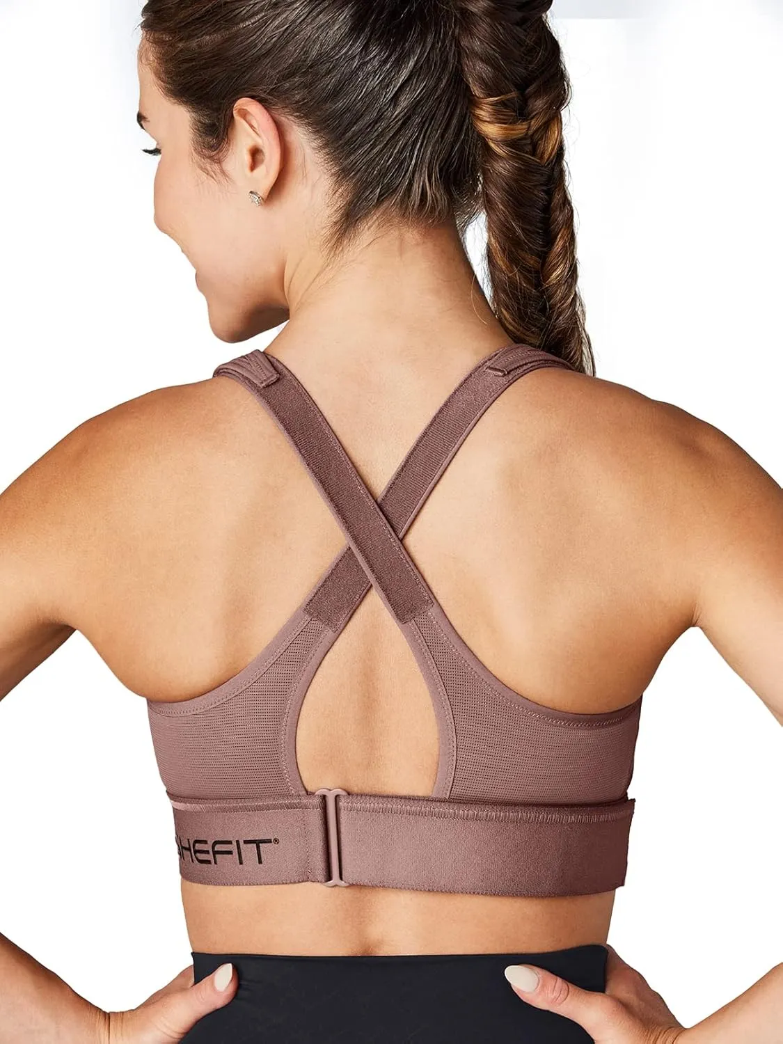 SHEFIT Ultimate Sports Bra for Women, High Impact Sports Bra