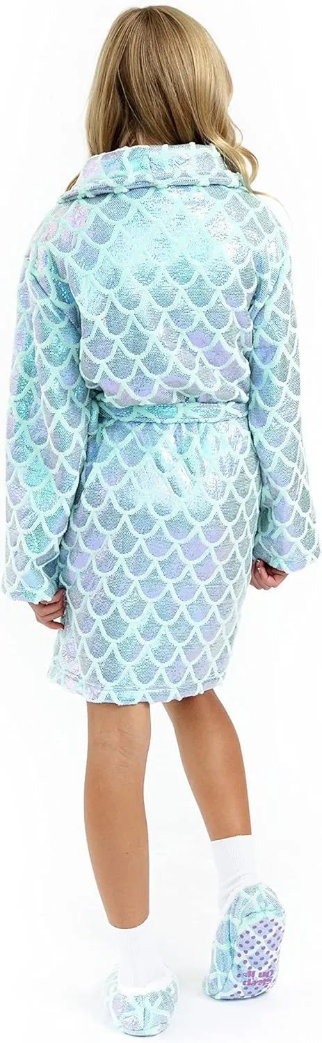 Sleep On It Girls Pajamas Robes |Fleece Bathrobes for Girls Soft Plush Sleep Robe for Kids