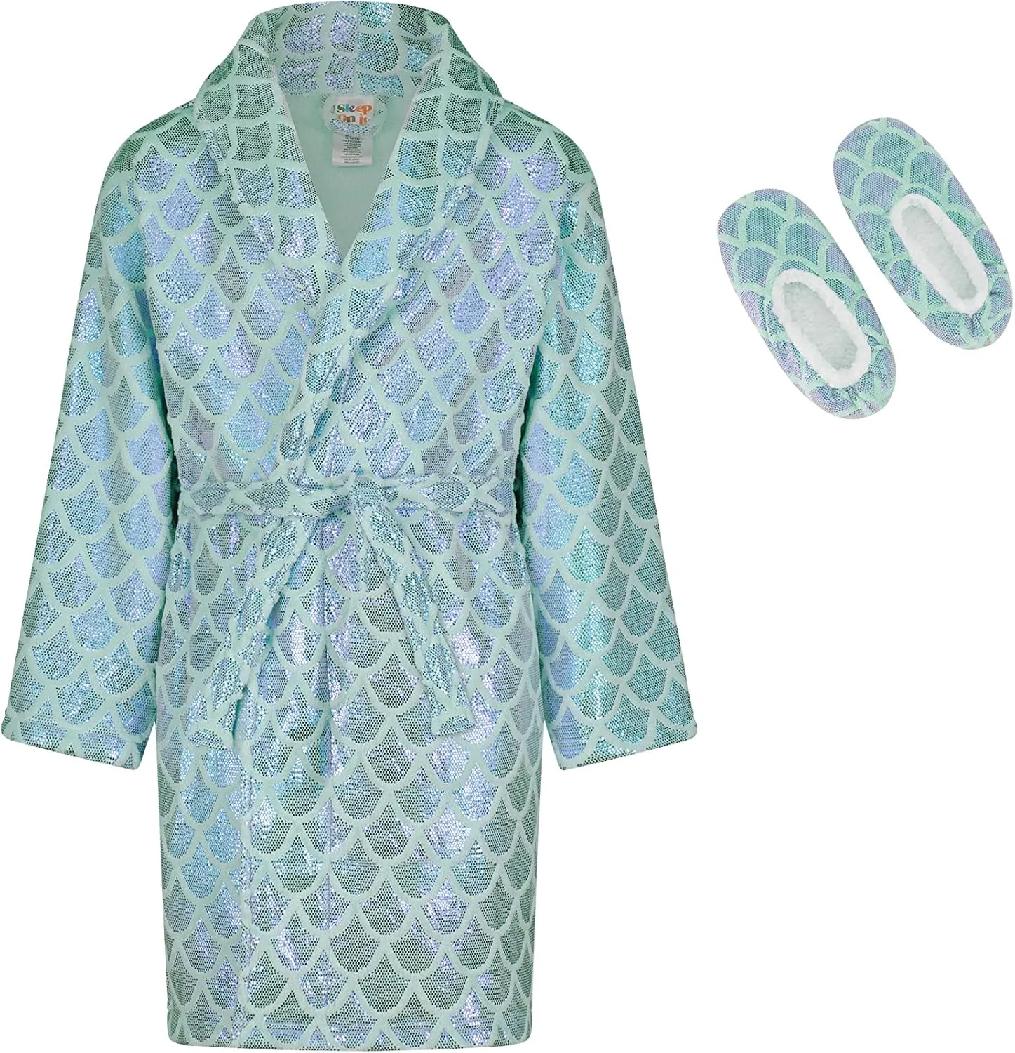 Sleep On It Girls Pajamas Robes |Fleece Bathrobes for Girls Soft Plush Sleep Robe for Kids