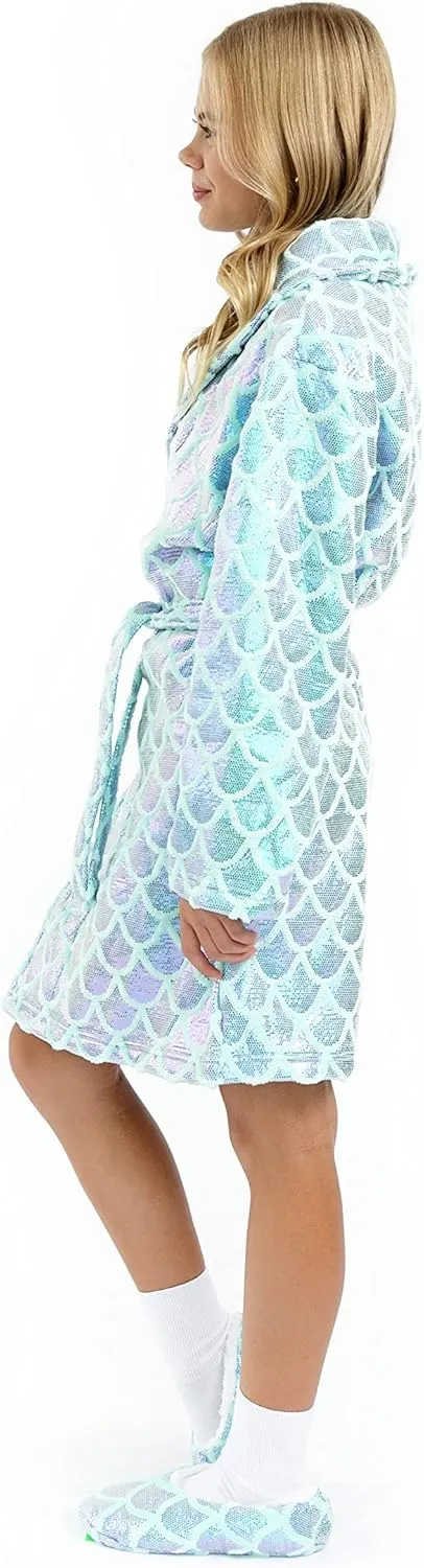 Sleep On It Girls Pajamas Robes |Fleece Bathrobes for Girls Soft Plush Sleep Robe for Kids