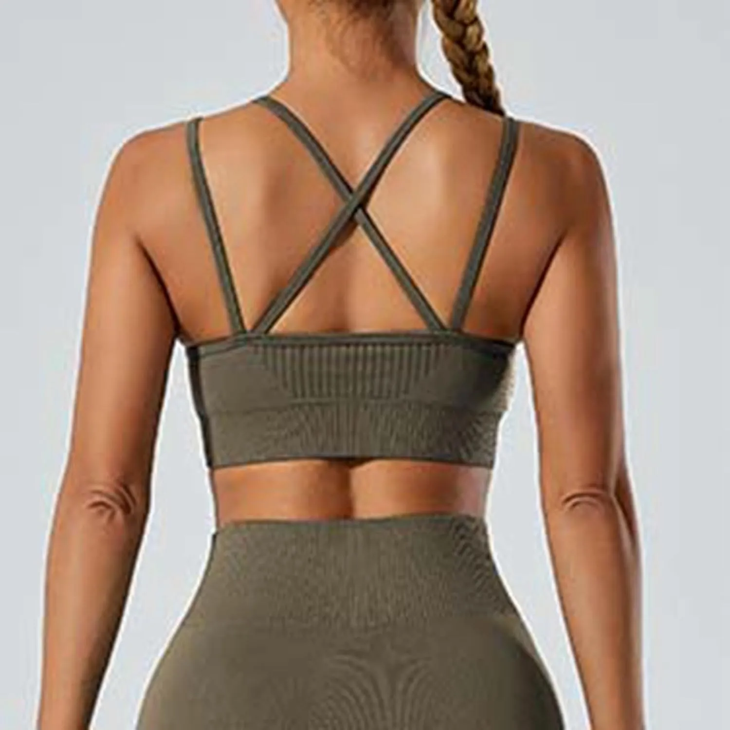 Sports Bra for Women Minimizer Sporty No Underwire Push Up Full Coverage Shaping Large Breasts Smoothing Comfortable