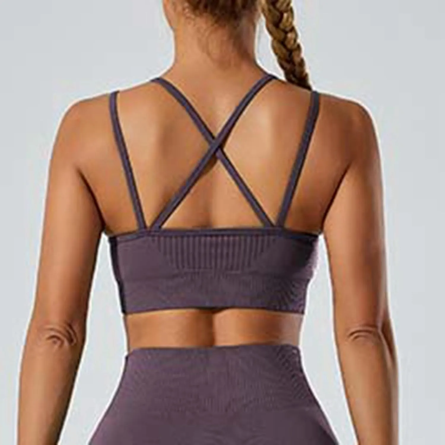 Sports Bra for Women Minimizer Sporty No Underwire Push Up Full Coverage Shaping Large Breasts Smoothing Comfortable