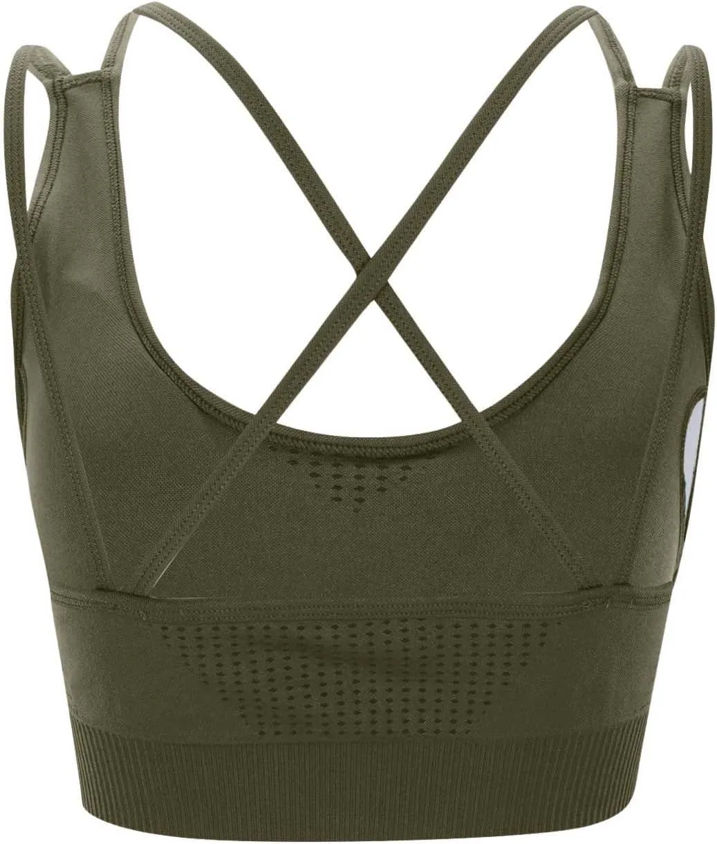 Sports Bra for Women Minimizer Sporty No Underwire Push Up Full Coverage Shaping Large Breasts Smoothing Comfortable