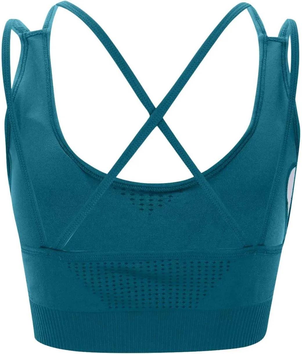 Sports Bra for Women Minimizer Sporty No Underwire Push Up Full Coverage Shaping Large Breasts Smoothing Comfortable