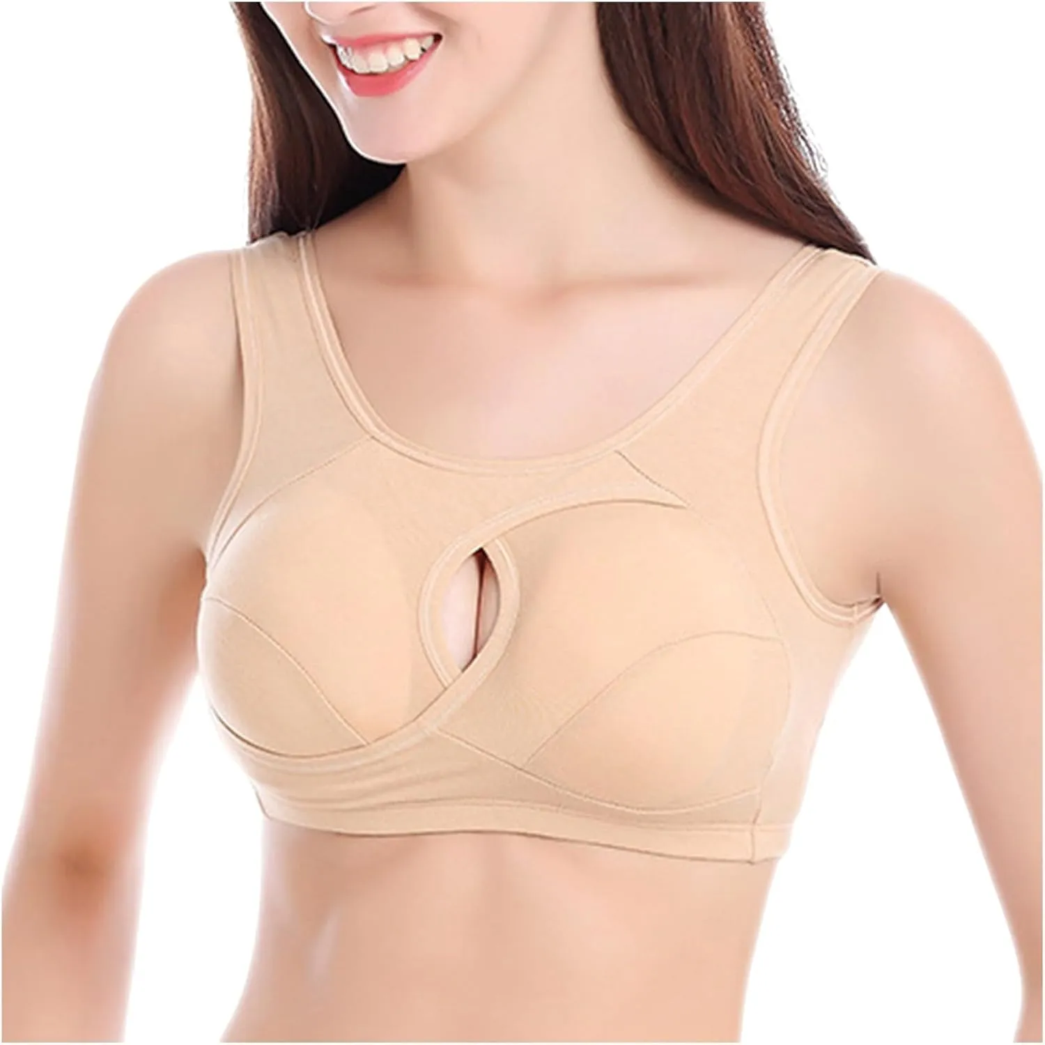 Sports Bra Women Running Bra Balconette Supportive Sports Bra Full Coverage Bra Wireless Bra Comfy Freedom Underwear