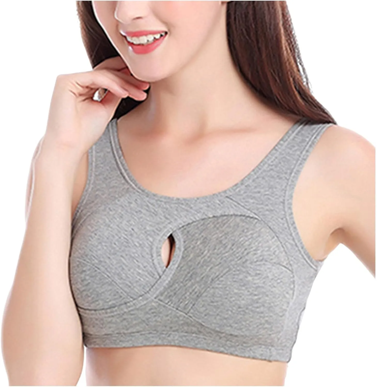 Sports Bra Women Running Bra Balconette Supportive Sports Bra Full Coverage Bra Wireless Bra Comfy Freedom Underwear