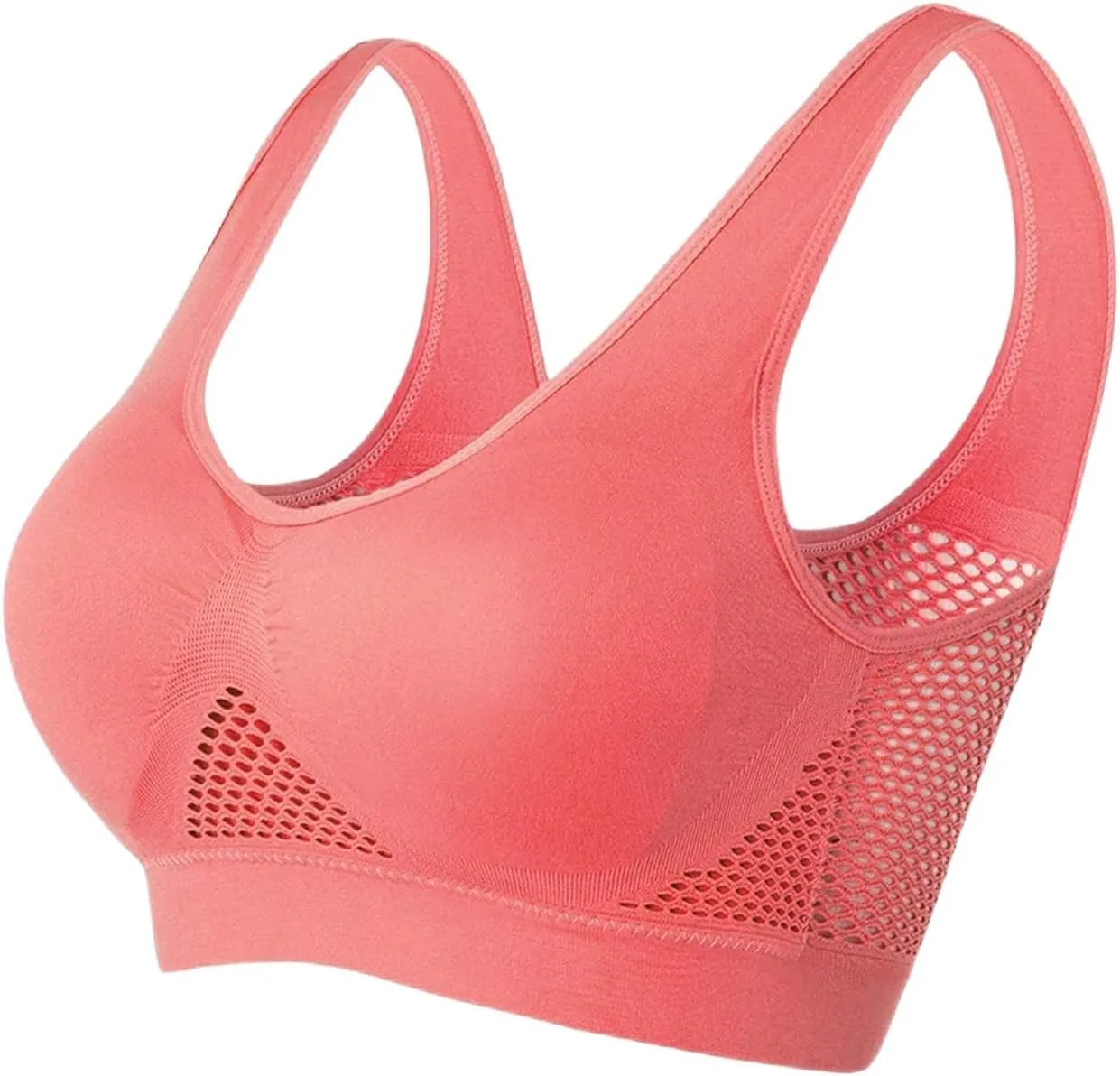 Sports Bras for Women Breathable Anti-Sagging Breasts Bra Summer Ultra-Thin Comfort Cool Liftup Air Underwear Bralette