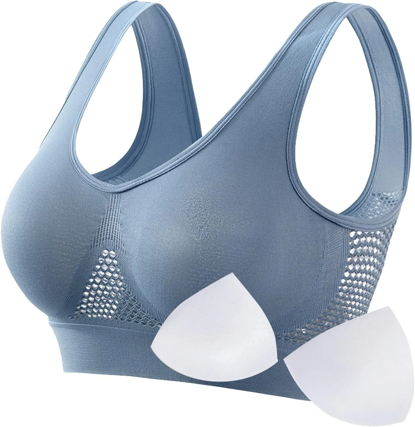 Sports Bras for Women Breathable Anti-Sagging Breasts Bra Summer Ultra-Thin Comfort Cool Liftup Air Underwear Bralette