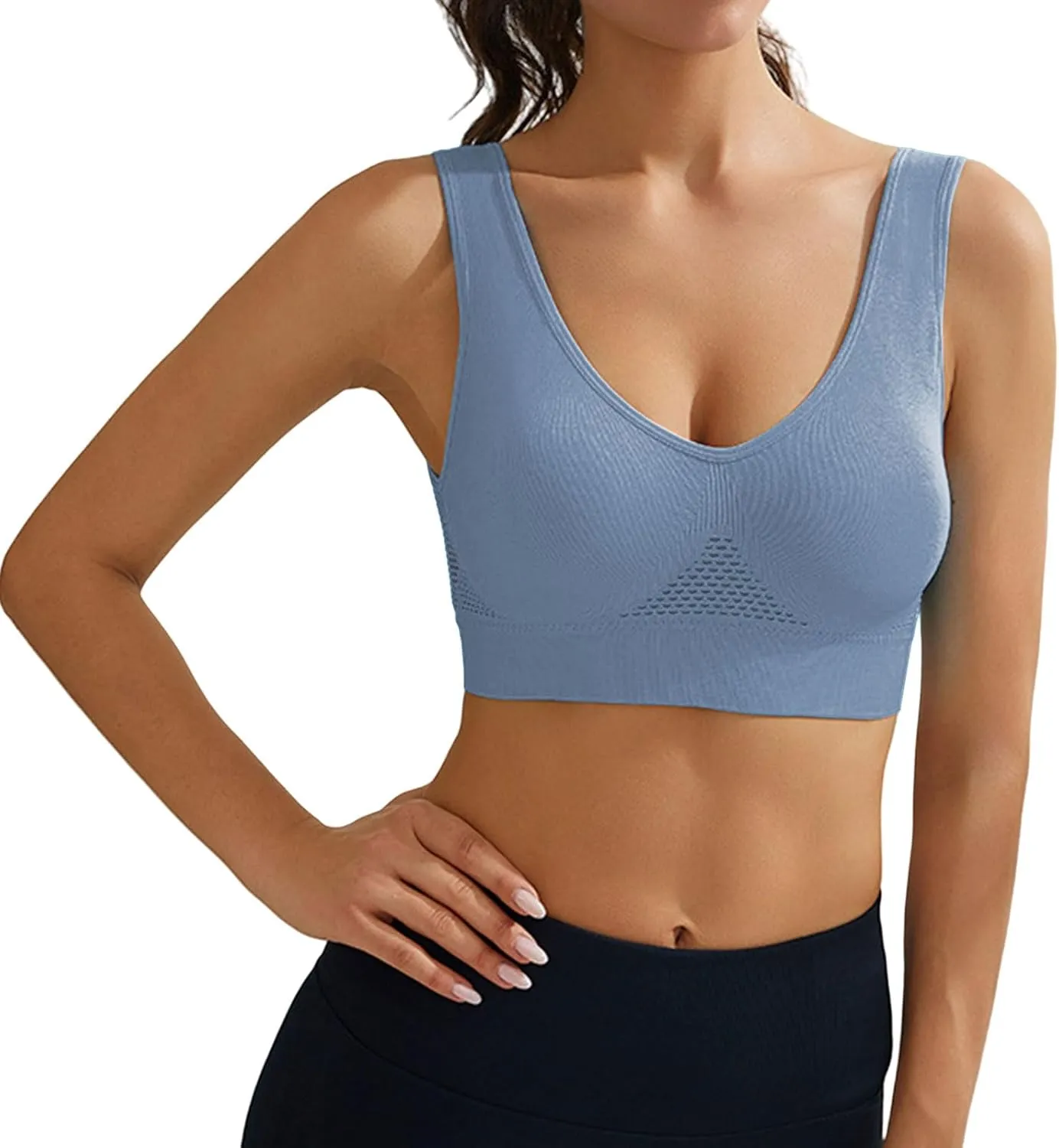 Sports Bras for Women Breathable Anti-Sagging Breasts Bra Summer Ultra-Thin Comfort Cool Liftup Air Underwear Bralette